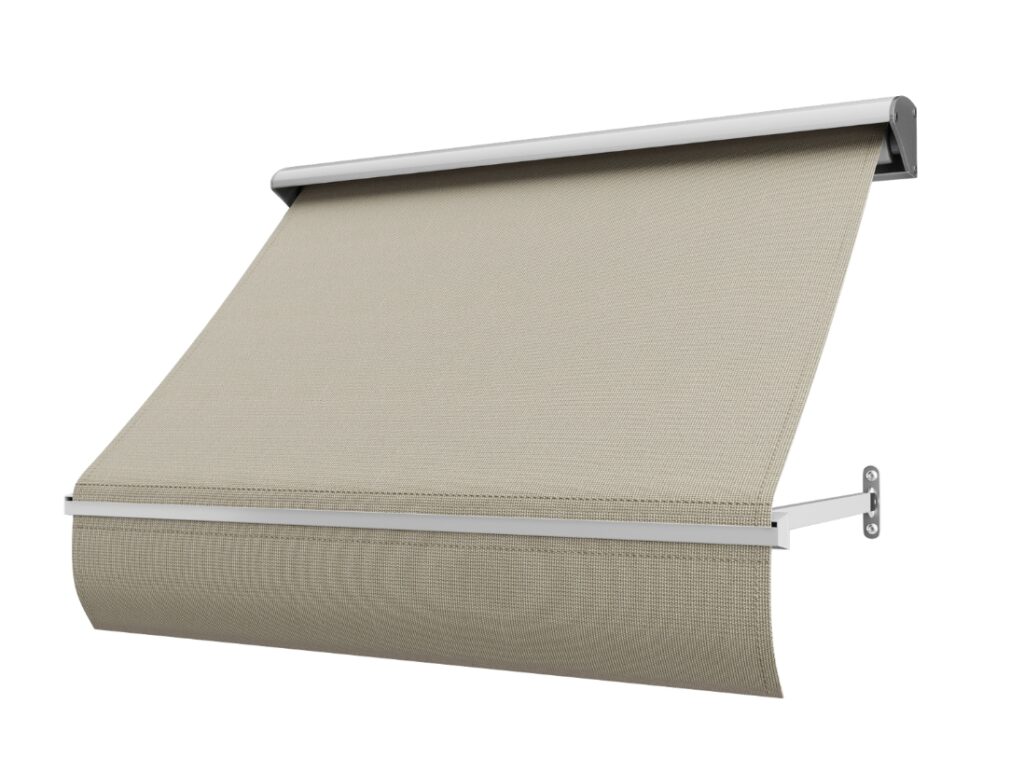 beige vindusmarkise