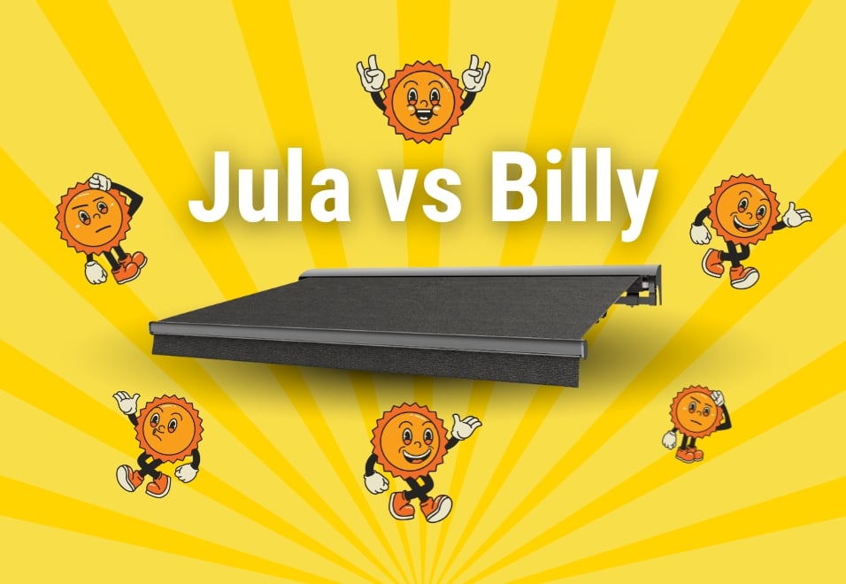 Markiser fra Jula vs Billy