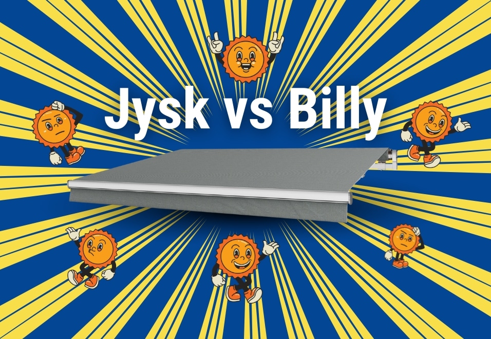 Markiser fra Jysk vs Billy