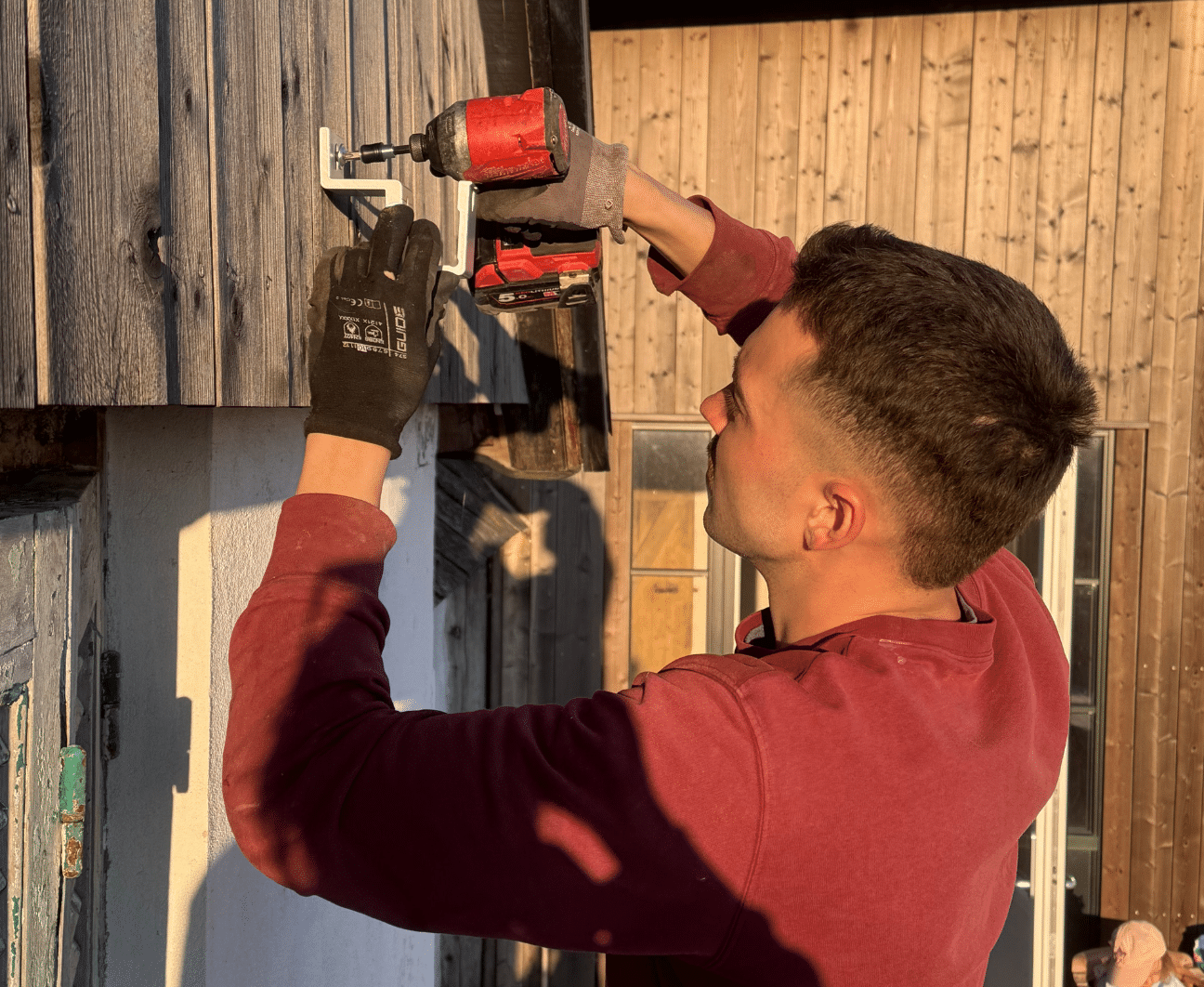 montering av solskjerming